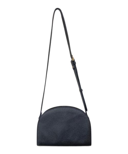 A.P.C.（アーペーセー）A.P.C. (アーペーセー) ハーフムーン ショルダーバッグ ブラックの古着・服飾アイテム