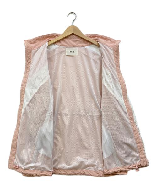 furfur（ファーファー）furfur (ファーファー) レースコンビトラックブルゾン ピンク サイズ:Fの古着・服飾アイテム
