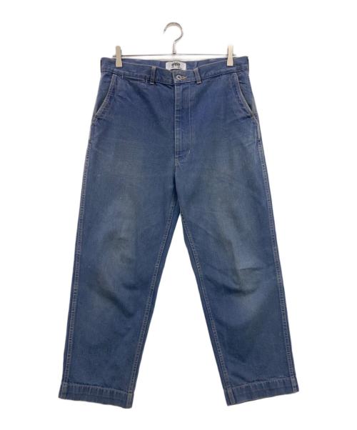 eYe COMME des GARCONS JUNYAWATANABE MAN（アイ コム デ ギャルソン ジュンヤ ワタナベ マン）eYe COMME des GARCONS JUNYAWATANABE MAN (アイ コム デ ギャルソン ジュンヤ ワタナベ マン) シンチバッグデニムパンツ ブルー サイズ:Sの古着・服飾アイテム