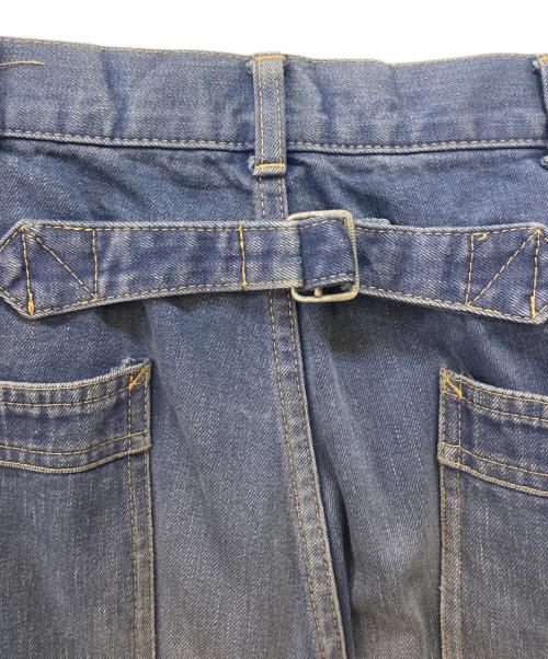 eYe COMME des GARCONS JUNYAWATANABE MAN（アイ コム デ ギャルソン ジュンヤ ワタナベ マン）eYe COMME des GARCONS JUNYAWATANABE MAN (アイ コム デ ギャルソン ジュンヤ ワタナベ マン) シンチバッグデニムパンツ ブルー サイズ:Sの古着・服飾アイテム