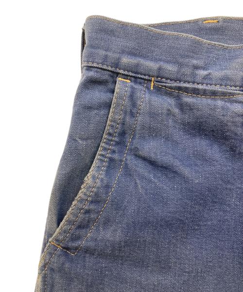 eYe COMME des GARCONS JUNYAWATANABE MAN（アイ コム デ ギャルソン ジュンヤ ワタナベ マン）eYe COMME des GARCONS JUNYAWATANABE MAN (アイ コム デ ギャルソン ジュンヤ ワタナベ マン) シンチバッグデニムパンツ ブルー サイズ:Sの古着・服飾アイテム