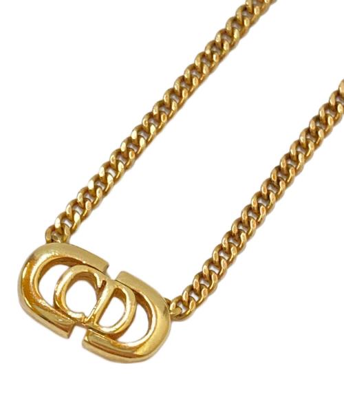 Christian Dior（クリスチャン ディオール）Christian Dior (クリスチャン ディオール) CD デザインネックレス ゴールドカラーの古着・服飾アイテム