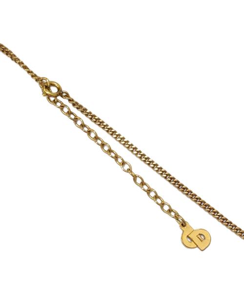 Christian Dior（クリスチャン ディオール）Christian Dior (クリスチャン ディオール) CD デザインネックレス ゴールドカラーの古着・服飾アイテム