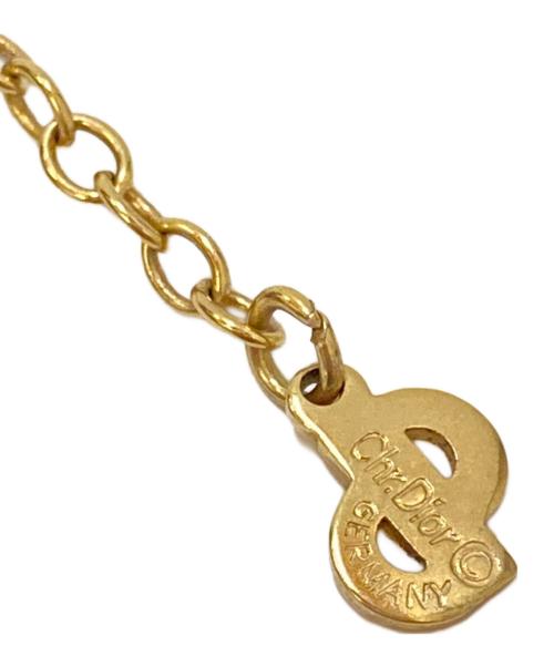 Christian Dior（クリスチャン ディオール）Christian Dior (クリスチャン ディオール) CD デザインネックレス ゴールドカラーの古着・服飾アイテム