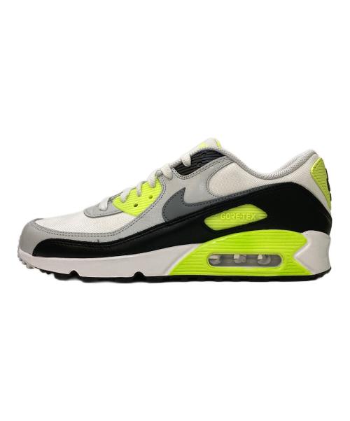 NIKE（ナイキ）NIKE (ナイキ) AIR MAX 90 GTX ローカットスニーカー ホワイト×グリーン サイズ:27㎝の古着・服飾アイテム