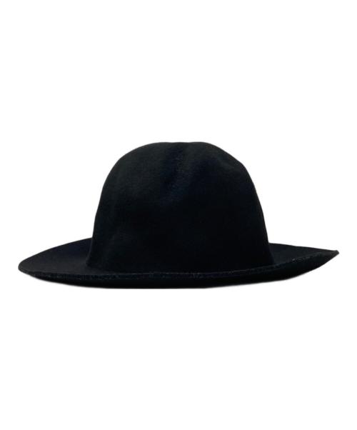 COMME des GARCONS SHIRT（コムデギャルソンシャツ）COMME des GARCONS SHIRT (コムデギャルソンシャツ) ウールハット ブラック サイズ:Lの古着・服飾アイテム