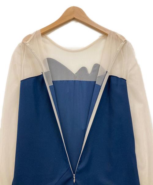 Ameri（アメリ）Ameri (アメリ) DEFORMATION DOCKING DRESS ブルー サイズ:Mの古着・服飾アイテム