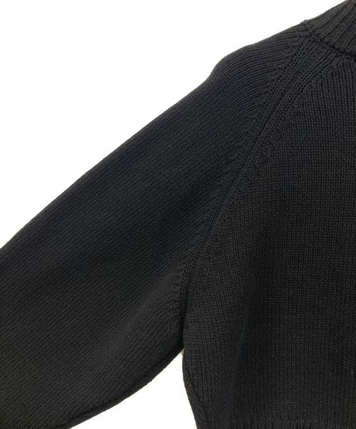 ETRE TOKYO（エトレトウキョウ）ETRE TOKYO (エトレトウキョウ) ハイネックコンパクトニットカーディガン ブラック サイズ:Fの古着・服飾アイテム