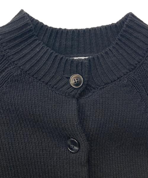 ETRE TOKYO（エトレトウキョウ）ETRE TOKYO (エトレトウキョウ) ハイネックコンパクトニットカーディガン ブラック サイズ:Fの古着・服飾アイテム