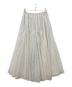 ETRE TOKYO（エトレトウキョウ）の古着「タックギャザーボリュームスカート」｜ホワイト