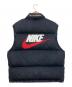 NIKE (ナイキ) SUPREME (シュプリーム) 2024SS Denim Puffer Vest デニム中綿ベスト ブラック サイズ:S：32000円