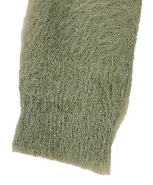 FRED PERRY（フレッドペリー）FRED PERRY (フレッドペリー) RAY BEAMS (レイ ビームス) 別注シャギーカーディガン グリーン サイズ:38の古着・服飾アイテム