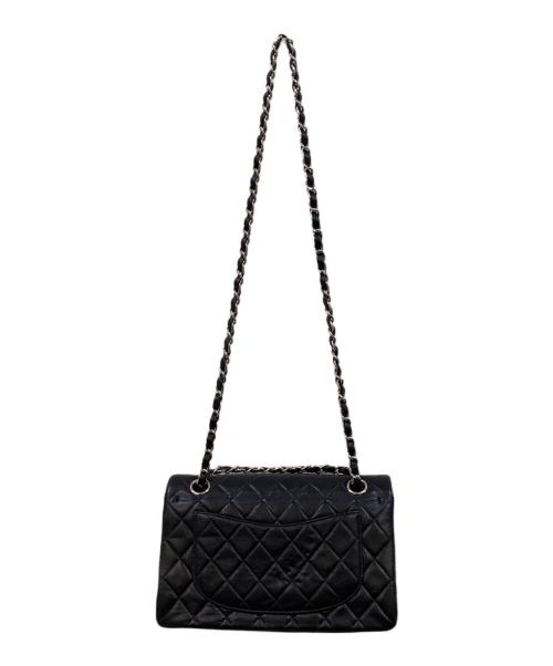 CHANEL（シャネル）CHANEL (シャネル) ダブルフラップチェーン ショルダーバッグ マトラッセ ブラックの古着・服飾アイテム