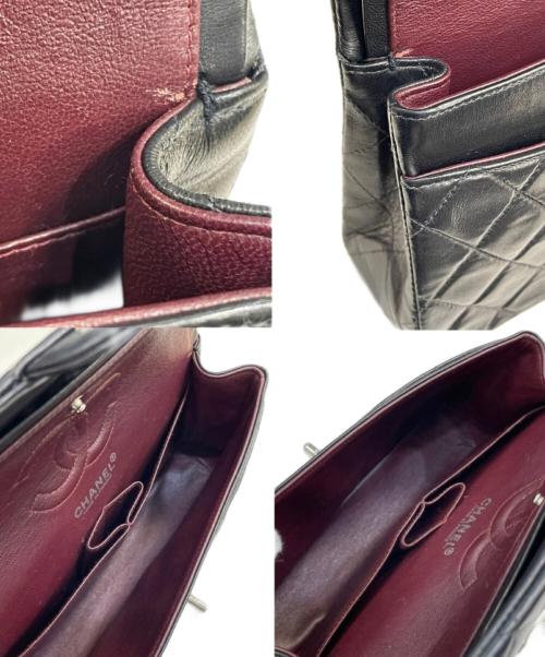 CHANEL（シャネル）CHANEL (シャネル) ダブルフラップチェーン ショルダーバッグ マトラッセ ブラックの古着・服飾アイテム