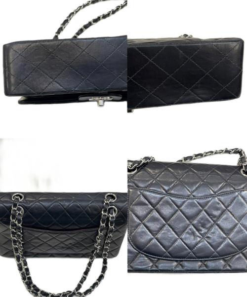 CHANEL（シャネル）CHANEL (シャネル) ダブルフラップチェーン ショルダーバッグ マトラッセ ブラックの古着・服飾アイテム