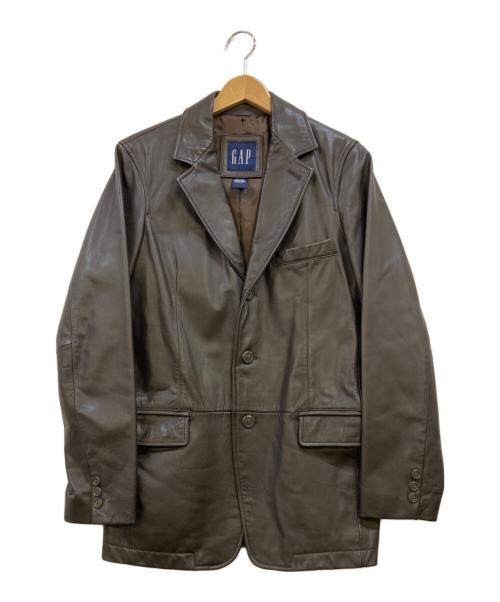 OLD GAP（オールドギャップ）OLD GAP (オールドギャップ) 牛革 レザージャケット ブラウン サイズ:XSの古着・服飾アイテム
