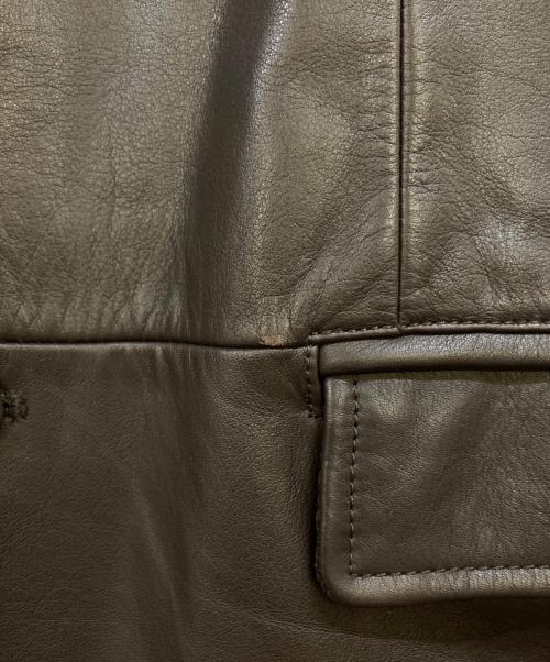 OLD GAP（オールドギャップ）OLD GAP (オールドギャップ) 牛革 レザージャケット ブラウン サイズ:XSの古着・服飾アイテム