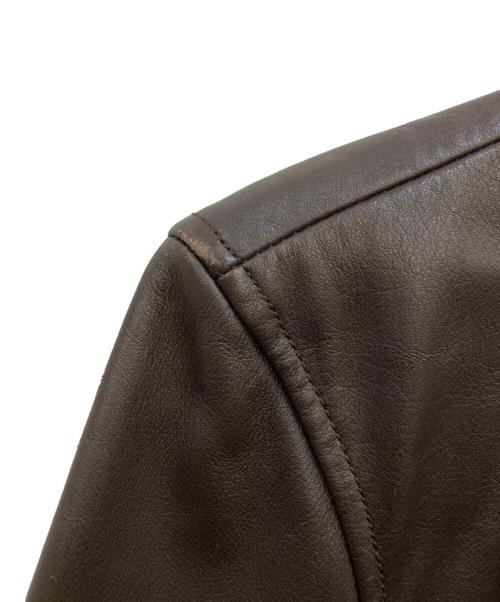OLD GAP（オールドギャップ）OLD GAP (オールドギャップ) 牛革 レザージャケット ブラウン サイズ:XSの古着・服飾アイテム