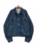 KOZABUROコウザブロウ）の古着「2023SS TRUCKER JACKET デニムジャケット」｜インディゴ