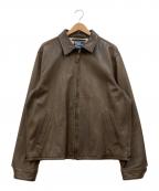 POLO RALPH LAURENポロ・ラルフローレン）の古着「90s ラムレザージャケット」｜ブラウン
