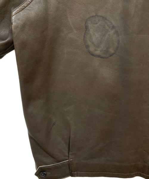 POLO RALPH LAUREN（ポロ・ラルフローレン）POLO RALPH LAUREN (ポロ・ラルフローレン) 90s ラムレザージャケット ブラウン サイズ:Lの古着・服飾アイテム