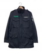 Hysteric Glamourヒステリックグラマー）の古着「THE CRAMPS M-65 ジャケット」｜ブラック