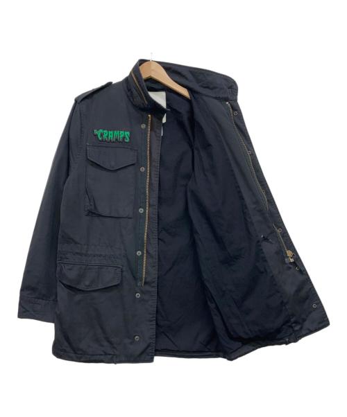 Hysteric Glamour（ヒステリックグラマー）Hysteric Glamour (ヒステリックグラマー) THE CRAMPS M-65 ジャケット ブラック サイズ:Sの古着・服飾アイテム