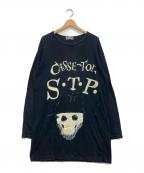 Yohji Yamamoto pour hommeヨウジヤマモト プールオム）の古着「ロングスリーブカットソー」｜ブラック