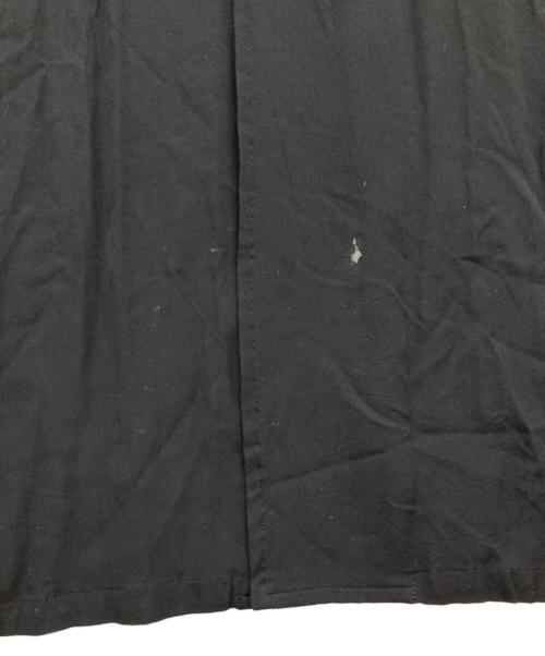 GROUND Y（グラウンドワイ）GROUND Y (グラウンドワイ) レーヨンロングシャツ ブラック サイズ:34の古着・服飾アイテム