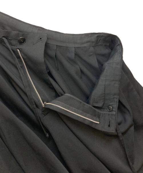 GROUND Y（グラウンドワイ）GROUND Y (グラウンドワイ) ウール混 バルーンパンツ ブラック サイズ:3の古着・服飾アイテム