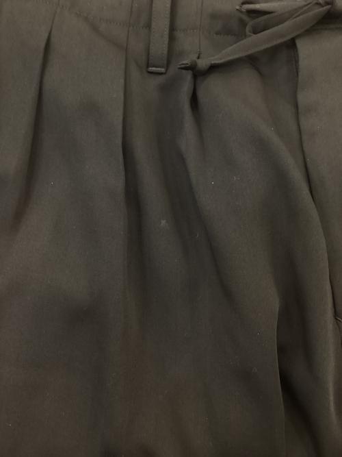 GROUND Y（グラウンドワイ）GROUND Y (グラウンドワイ) ウール混 バルーンパンツ ブラック サイズ:3の古着・服飾アイテム