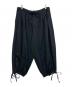 GROUND Y（グラウンドワイ）の古着「ウール混 バルーンパンツ」｜ブラック