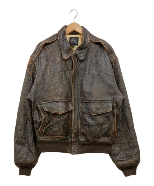 AVIREX（アヴィレックス）AVIREX (アヴィレックス) A-2フライトジャケット ブラウン サイズ:Mの古着・服飾アイテム