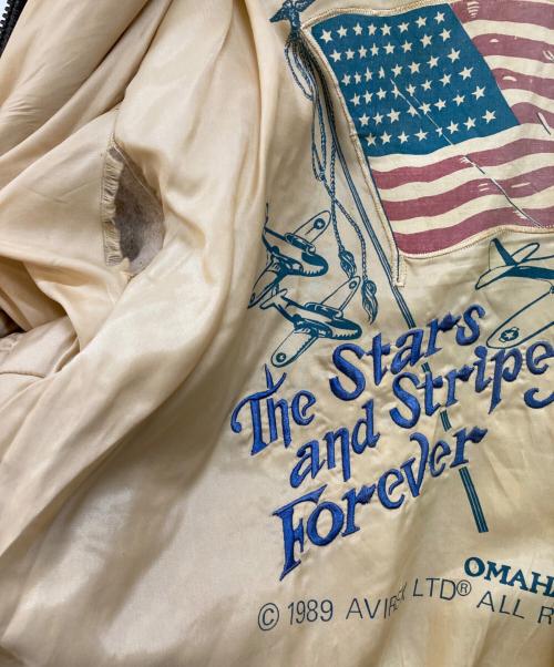 AVIREX（アヴィレックス）AVIREX (アヴィレックス) A-2フライトジャケット ブラウン サイズ:Mの古着・服飾アイテム