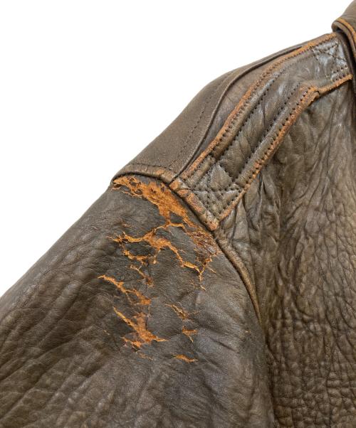 AVIREX（アヴィレックス）AVIREX (アヴィレックス) A-2フライトジャケット ブラウン サイズ:Mの古着・服飾アイテム