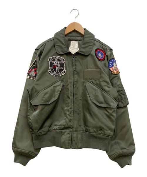HOUSTON（ヒューストン）HOUSTON (ヒューストン) CWU-36Pフライトジャケット グリーン サイズ:Mの古着・服飾アイテム
