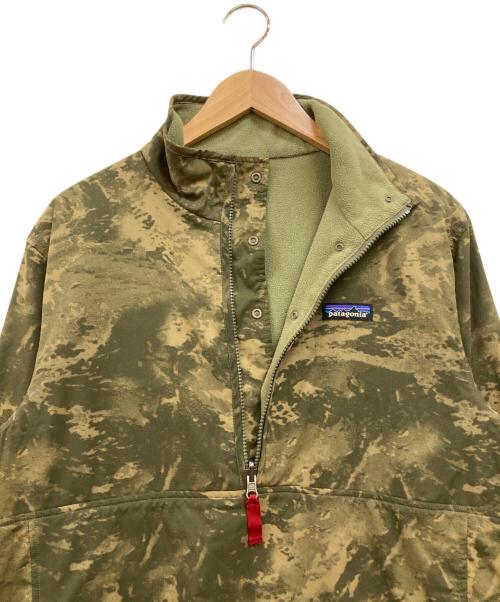Patagonia（パタゴニア）Patagonia (パタゴニア) Reversible Snap-T Glissade Pullover グリーン サイズ:Sの古着・服飾アイテム