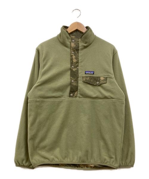 Patagonia（パタゴニア）Patagonia (パタゴニア) Reversible Snap-T Glissade Pullover グリーン サイズ:Sの古着・服飾アイテム