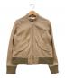 FRAMeWORK（フレームワーク）の古着「シープスキン ジップアップブルゾン」｜ブラウン