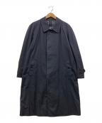 Burberry'sバーバリーズ）の古着「ライナーチェックステンカラーコート」｜ネイビー