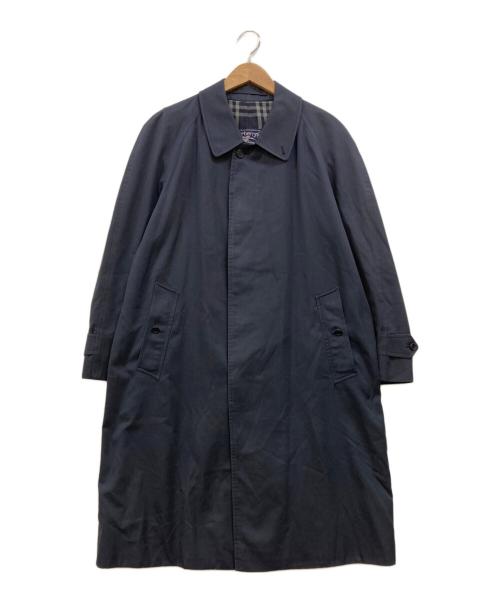 Burberry's（バーバリーズ）Burberry's (バーバリーズ) ライナーチェックステンカラーコート ネイビー サイズ:48の古着・服飾アイテム