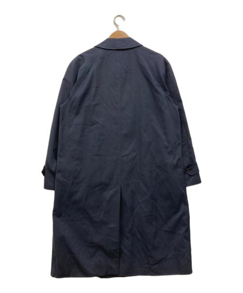 Burberry's（バーバリーズ）Burberry's (バーバリーズ) ライナーチェックステンカラーコート ネイビー サイズ:48の古着・服飾アイテム
