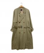 Christian Dior MONSIEURクリスチャンディオールムッシュ）の古着「シルクトレンチコート」｜ベージュ