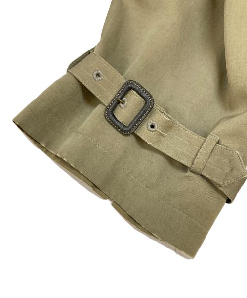 Christian Dior MONSIEUR（クリスチャンディオールムッシュ）Christian Dior MONSIEUR (クリスチャンディオールムッシュ) シルクトレンチコート ベージュ サイズ:Mの古着・服飾アイテム