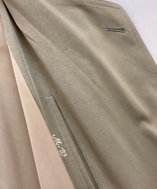 Christian Dior MONSIEUR（クリスチャンディオールムッシュ）Christian Dior MONSIEUR (クリスチャンディオールムッシュ) シルクトレンチコート ベージュ サイズ:Mの古着・服飾アイテム