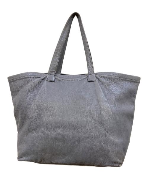 MARGARET HOWELL（マーガレットハウエル）MARGARET HOWELL (マーガレットハウエル) レザートートバッグ グレーの古着・服飾アイテム