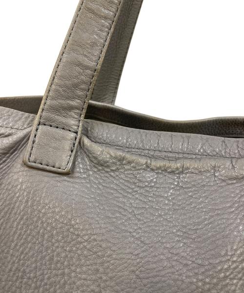 MARGARET HOWELL（マーガレットハウエル）MARGARET HOWELL (マーガレットハウエル) レザートートバッグ グレーの古着・服飾アイテム