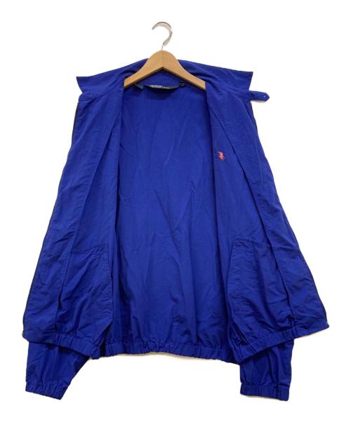 POLO RALPH LAUREN（ポロ・ラルフローレン）POLO RALPH LAUREN (ポロ・ラルフローレン) ナイロンスイングトップ ブルー サイズ:XLの古着・服飾アイテム