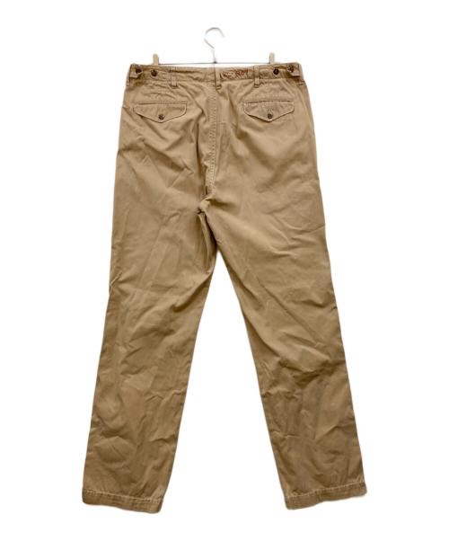 POLO RALPH LAUREN（ポロ・ラルフローレン）POLO RALPH LAUREN (ポロ・ラルフローレン) トラウザーパンツ ベージュ サイズ:36/34の古着・服飾アイテム