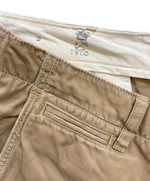 POLO RALPH LAUREN（ポロ・ラルフローレン）POLO RALPH LAUREN (ポロ・ラルフローレン) トラウザーパンツ ベージュ サイズ:36/34の古着・服飾アイテム